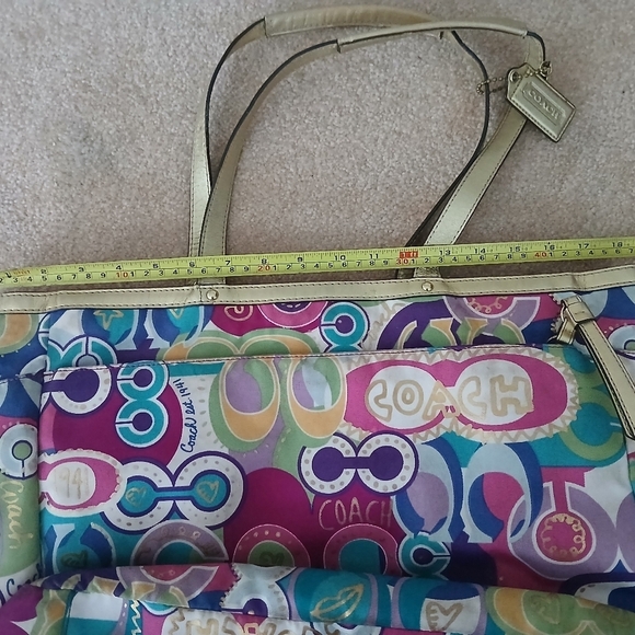 COACH RARE-LIMITED EDITION💥Glam POP C Tote/Diaper Bag F19423 “ - Picture 7 of 11